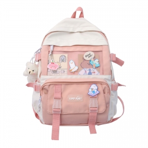 Школьный рюкзак розовый