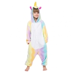  Детская пижама кигуруми Радужный Единорог 